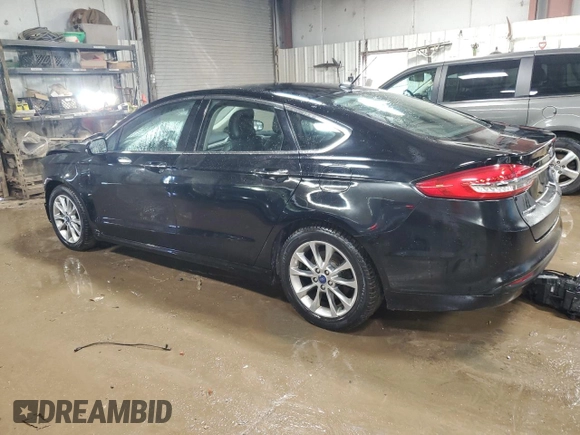 2017 Ford Fusion SE with VIN 3FA6P0HD2HR341799, listed as a Copart auction lot 50162705 with 102,785 mi miles and Salvage Title. Bid and sale history available at carsss.com. Image 2.