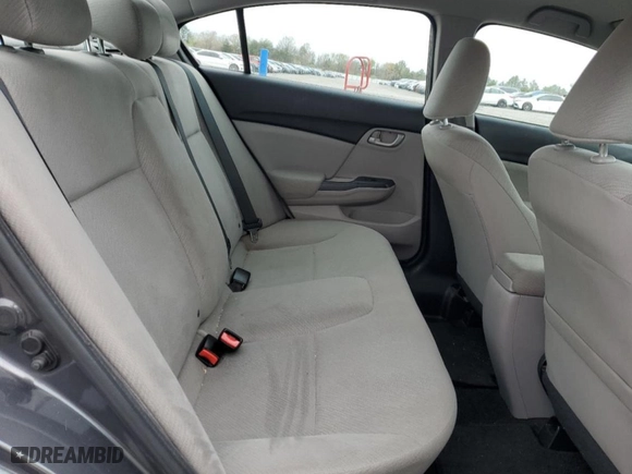 2013 Honda Civic Sdn LX with VIN 2HGFB2F54DH589530, listed as a Copart auction lot 51663785 with 147,786 mi miles and Salvage Title. Bid and sale history available at carsss.com. Image 10.