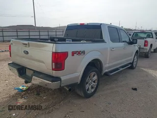 2018 Ford F-150 XL with VIN 1FTEW1E54JFC43582, listed as a IAAI auction lot 41810585 with 189,863 mi miles. Bid and sale history available at carsss.com. Image 4.