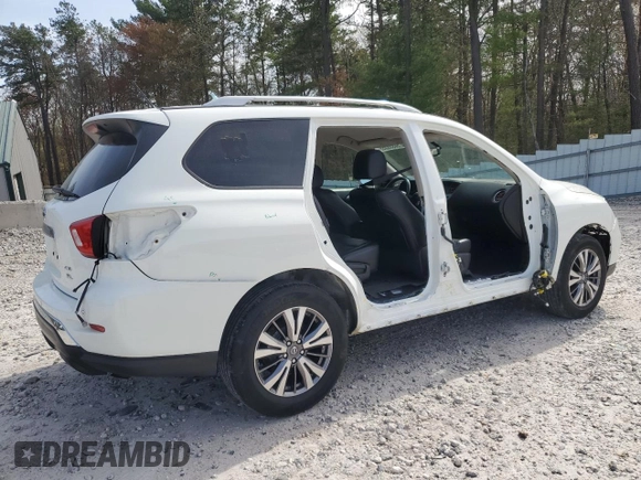 2018 Nissan Pathfinder SV with VIN 5N1DR2MM0JC619337, listed as a Copart auction lot 54335355 with 139,945 mi miles and Salvage title. Bid and sale history available at DreamBid. Image 3.