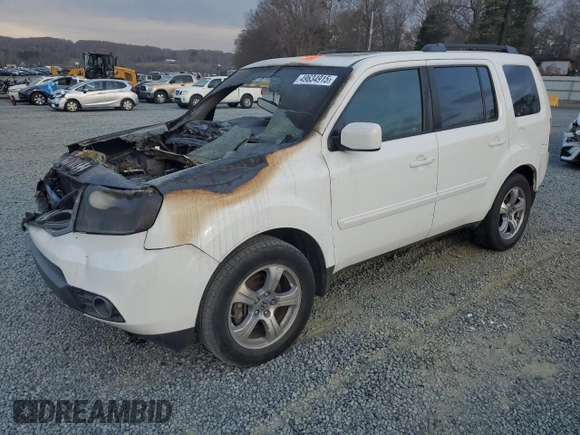 2012 Honda Pilot EX-L z VIN 5FNYF3H59CB010051, wystawiony jako Copart lot #49634915 z przebiegiem Nie podano mil oraz Szkoda całkowita • Salvage title. Historia ofert i sprzedaży dostępna na DreamBid. Obrazek 1.