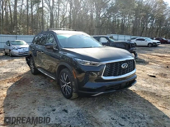 2024 Infiniti QX60 Autograph with VIN 5N1DL1HU6RC344915, listed as a Copart auction lot 48544125 with 7,927 mi miles and Salvage title. Bid and sale history available at DreamBid. Image 12.