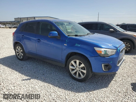 2015 Mitsubishi Outlander Sport ES with VIN 4A4AP3AU9FE053948, listed as a Copart auction lot 49488255 with 107,064 mi miles and Salvage Title. Bid and sale history available at carsss.com. Image 4.