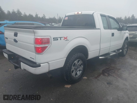 2013 Ford F-150 XL with VIN 1FTEX1EM0DFA08072, listed as a IAAI auction lot 41201636 with 105,745 mi miles and . Bid and sale history available at DreamBid. Image 4.