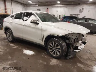 2018 BMW X6 xDrive35i with VIN 5UXKU2C59J0Z61115, listed as a IAAI auction lot 41417154 with 81,543 mi miles. Bid and sale history available at carsss.com. Image 1.