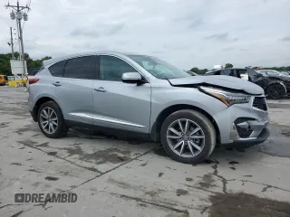 2021 Acura RDX Technology with VIN 5J8TC1H54ML007856, listed as a Copart auction lot 59545495 with 39,920 mi miles and Salvage title. Bid and sale history available at DreamBid. Image 4.