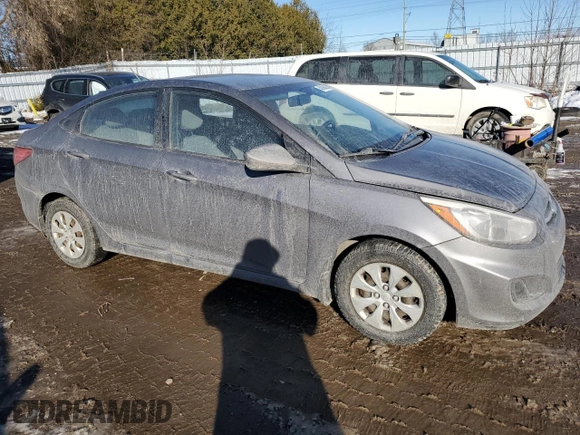 2016 Hyundai Accent SE with VIN KMHCT4AEXGU988005, listed as a Copart auction lot 48166365 with 230,866 mi miles and Clean Title. Bid and sale history available at DreamBid. Image 4.