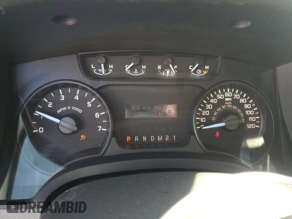 2012 Ford F-150 XL with VIN 1FTEX1EM8CKD95153, listed as a Copart auction lot 47651185 with 118,007 mi miles and Salvage Title. Bid and sale history available at carsss.com. Image 9.