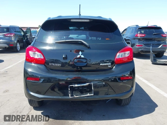 2017 Mitsubishi Mirage SE z VIN ML32A4HJ5HH008640, wystawiony jako IAAI lot #42281992 z przebiegiem 58 254 mil mil oraz . Historia ofert i sprzedaży dostępna na DreamBid. Obrazek 16.