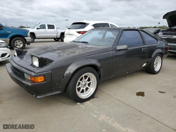 1985 Toyota Supra with VIN JT2MA67L3F0151708, listed as a Copart auction lot 74672844 with NaN miles and Salvage Title. Bid and sale history available at carsss.com. Image 1.