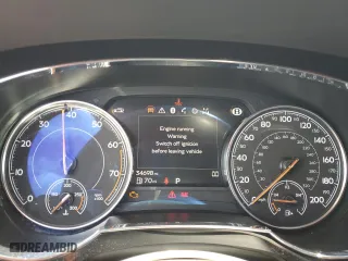 2017 Bentley Bentayga W12 with VIN SJAAC2ZV5HC013960, listed as a Copart auction lot 53608545 with 34,698 mi miles and Salvage Title. Bid and sale history available at carsss.com. Image 9.