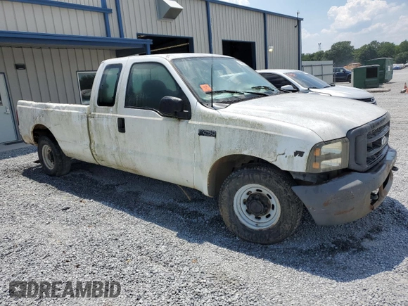 2000 Ford F-250 XL with VIN 1FTNX20S2YED77376, listed as a Copart auction lot 58719284 with 280,256 mi miles and Clean title. Bid and sale history available at DreamBid. Image 4.