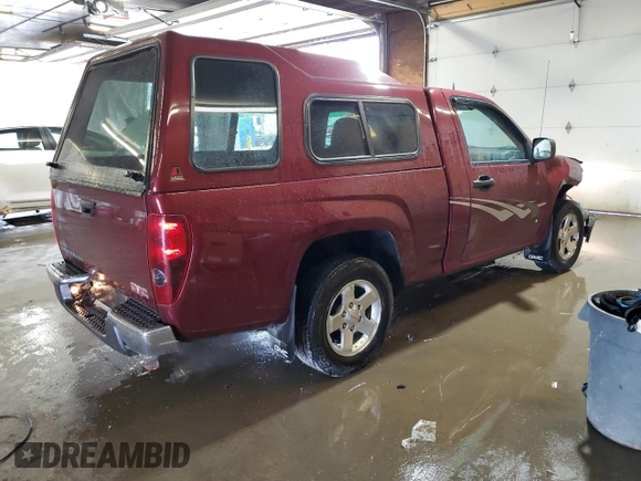 2009 GMC Canyon Work Truck with VIN 1GTCS149098128985, listed as a Copart auction lot 60897045 with 123,843 mi miles and Salvage title. Bid and sale history available at DreamBid. Image 3.