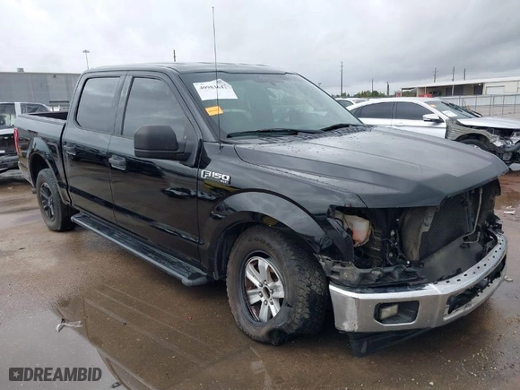 2017 Ford F-150 XL with VIN 1FTEW1CF6HKD57676, listed as a IAAI auction lot 40983641 with 126,259 mi miles. Bid and sale history available at carsss.com. Image 1.