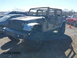 2017 Jeep Wrangler Unlimited Sahara с VIN 1C4BJWEG5HL546544, выставлен на аукционе IAAI как лот 41653288 с пробегом Не указан миль и . История ставок и продаж доступна на DreamBid. Изображение 2.