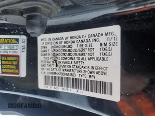 2013 Honda CR-V EX-L with VIN 2HKRM4H70DH615693, listed as a Copart auction lot 86329164 with 196,976 mi miles and Clean Title. Bid and sale history available at carsss.com. Image 13.