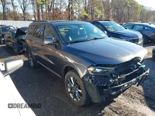 2018 Dodge Durango GT z VIN 1C4RDJDG9JC101935, wystawiony jako IAAI lot #41080333 z przebiegiem 81 390 mil mil oraz . Historia ofert i sprzedaży dostępna na DreamBid. Obrazek 1.