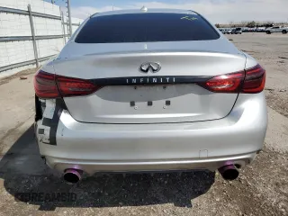 2018 Infiniti Q50 3.0t LUXE with VIN JN1EV7AR0JM433778, listed as a Copart auction lot 51699865 with 100,679 mi miles and Clean Title. Bid and sale history available at carsss.com. Image 6.