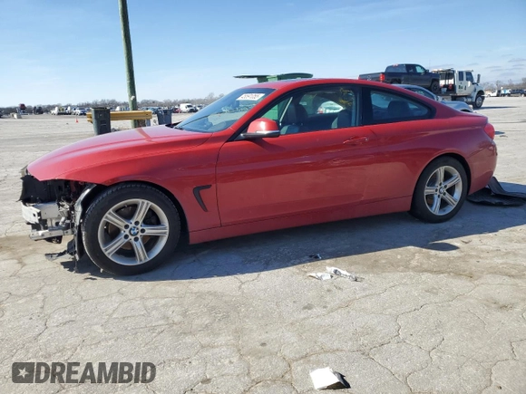 2015 BMW 4 Series 428i with VIN WBA3N3C55FK233566, listed as a Copart auction lot 45591055 with 101,161 mi miles and Salvage Title. Bid and sale history available at DreamBid. Image 1.