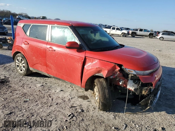 2020 Kia Soul LX with VIN KNDJ23AU4L7706837, listed as a Copart auction lot 50095475 with 26,351 mi miles and Salvage Title. Bid and sale history available at carsss.com. Image 4.