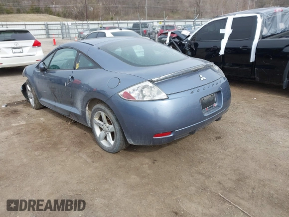 2007 Mitsubishi Eclipse GS with VIN 4A3AK24F07E068656, listed as a IAAI auction lot 41923611 with 147,599 mi miles and . Bid and sale history available at carsss.com. Image 3.