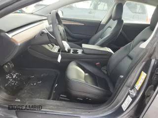 2023 Tesla Model 3 with VIN 5YJ3E1EA7PF417200, listed as a Copart auction lot 46475995 with 85,873 mi miles and Salvage Title. Bid and sale history available at DreamBid. Image 7.