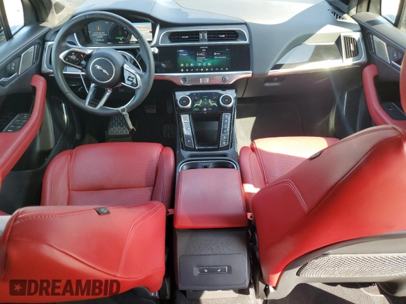 2020 Jaguar I-Pace HSE with VIN SADHD2S13L1F79208, listed as a Copart auction lot 64900084 with 43,668 mi miles and Salvage title. Bid and sale history available at DreamBid. Image 8.