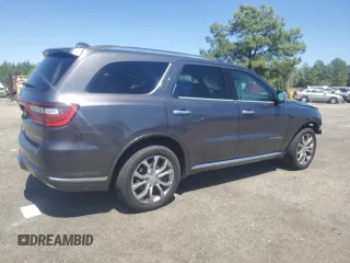 2016 Dodge Durango Citadel Anodized Platinum with VIN 1C4SDJET6GC467972, listed as a Copart auction lot 50629314 with 119,114 mi miles and . Bid and sale history available at DreamBid. Image 3.