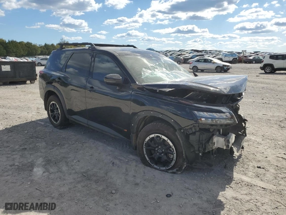 2023 Nissan Pathfinder Rock Creek with VIN 5N1DR3BD4PC239564, listed as a Copart auction lot 76536104 with 37,451 mi miles and Salvage Title. Bid and sale history available at carsss.com. Image 4.