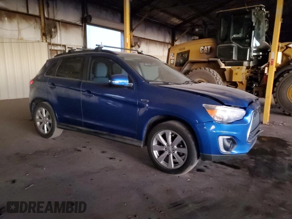 2015 Mitsubishi Outlander Sport 2.4 GT with VIN 4A4AP4AW7FE031115, listed as a Copart auction lot 85671284 with 143,713 mi miles and Salvage Title. Bid and sale history available at carsss.com. Image 4.