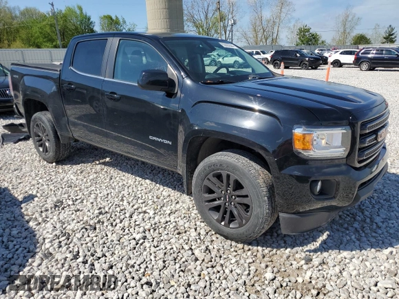 2019 GMC Canyon 4WD SLE with VIN 1GTG6CEN0K1345318, listed as a Copart auction lot 53082844 with 58,453 mi miles and Salvage Title. Bid and sale history available at carsss.com. Image 4.