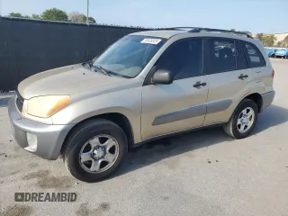 2002 Toyota RAV4 with VIN JTEGH20V020058106, listed as a Copart auction lot 58926005 with 286,076 mi miles and Salvage title. Bid and sale history available at DreamBid. Image 1.