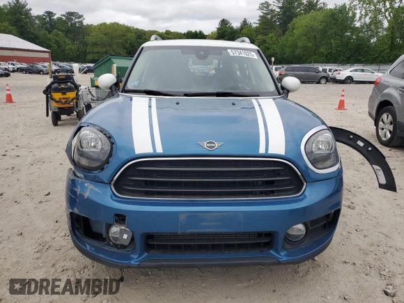 2019 MINI Countryman Cooper with VIN WMZYV5C59K3F57762, listed as a Copart auction lot 57341025 with 34,033 mi miles and Salvage title. Bid and sale history available at DreamBid. Image 5.