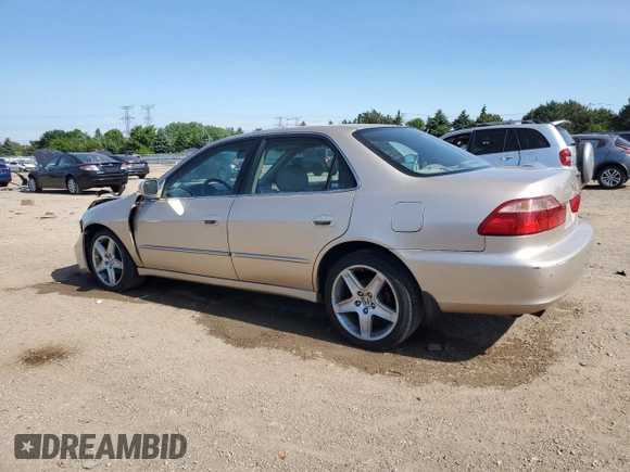 2000 Honda Accord EX z VIN 1HGCG165XYA098317, wystawiony jako Copart lot #57246705 z przebiegiem 242 166 mil mil oraz Szkoda całkowita • Salvage title. Historia ofert i sprzedaży dostępna na DreamBid. Obrazek 2.