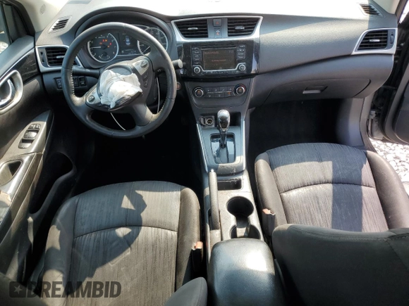 2017 Nissan Sentra S with VIN 3N1AB7AP0HY350932, listed as a Copart auction lot 58932145 with 145,154 mi miles and Salvage title. Bid and sale history available at DreamBid. Image 8.
