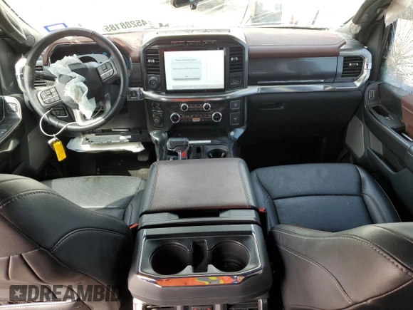 2022 Ford F-150 XL with VIN 1FTFW1ED2NFA67195, listed as a Copart auction lot 45288185 with 57,295 mi miles and Non Repairable. Bid and sale history available at carsss.com. Image 8.