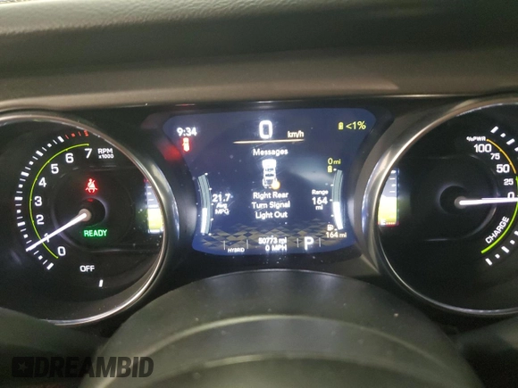 2023 Jeep Wrangler с VIN 1C4JJXN60PW661333, выставлен на аукционе Copart как лот 55106135 с пробегом 50 773 миль миль и Чистый • Clean title. История ставок и продаж доступна на DreamBid. Изображение 9.