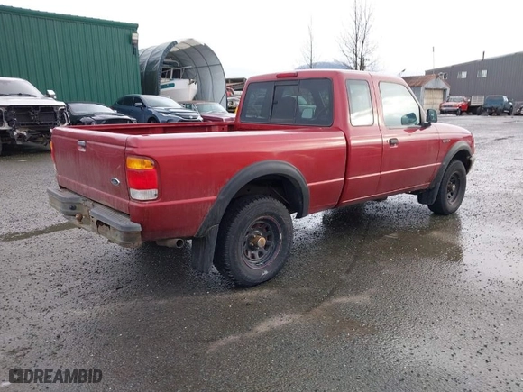 1998 Ford Ranger XL with VIN 1FTZR15U5WPB09861, listed as a IAAI auction lot 41626319 with 135,807 mi miles. Bid and sale history available at carsss.com. Image 4.