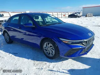 2024 Hyundai Elantra Essential with VIN KMHLM4DG3RU845331, listed as a IAAI auction lot 41538418 with 6,972 mi miles. Bid and sale history available at carsss.com. Image 1.