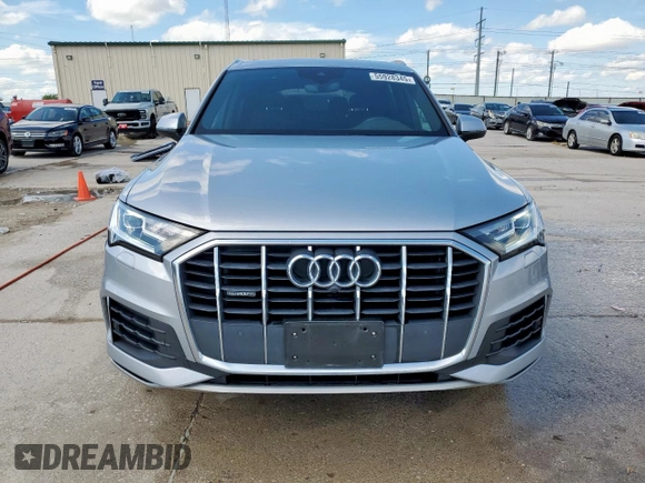 2020 Audi Q7 Premium z VIN WA1AJAF74LD008623, wystawiony jako Copart lot #55928345 z przebiegiem 47 211 mil mil oraz Szkoda całkowita • Salvage title. Historia ofert i sprzedaży dostępna na DreamBid. Obrazek 5.
