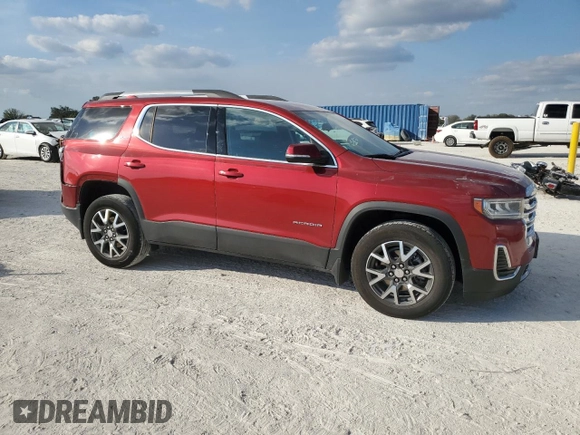 2021 GMC Acadia SLE with VIN 1GKKNRLS4MZ185512, listed as a Copart auction lot 44438985 with 39,688 mi miles and Salvage Title. Bid and sale history available at carsss.com. Image 4.