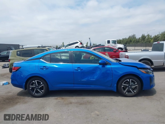 2024 Nissan Sentra SV with VIN 3N1AB8CV2RY387421, listed as a IAAI auction lot 42362993 with 9,068 mi miles and . Bid and sale history available at DreamBid. Image 14.