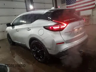 2021 Nissan Murano SL with VIN 5N1AZ2CS4MC126042, listed as a Copart auction lot 41977865 with 54,478 mi miles and Salvage Title. Bid and sale history available at DreamBid. Image 2.