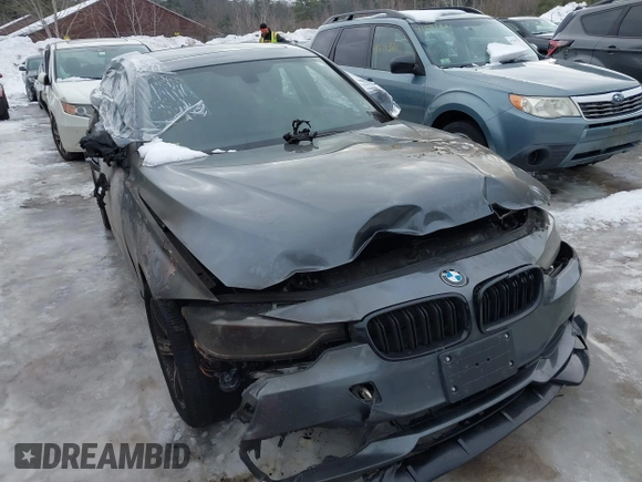 2014 BMW 3 Series 328d xDrive with VIN WBA3D5C55EKX98381, listed as a IAAI auction lot 41590673 with Not Provided miles. Bid and sale history available at carsss.com. Image 1.