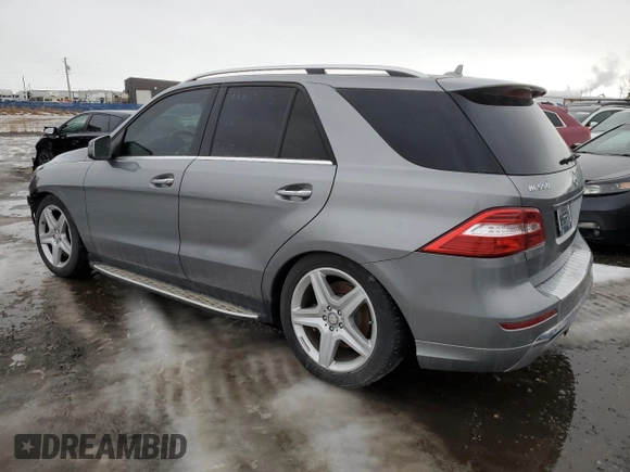 2014 Mercedes-Benz M 550 with VIN 4JGDA7DB3EA435594, listed as a Copart auction lot 87638055 with 227,256 mi miles and Salvage title. Bid and sale history available at DreamBid. Image 2.