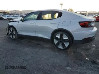 2023 Polestar 2 with VIN YSMED3KA1PL125250, listed as a Copart auction lot 79345254 with 37,164 mi miles and Salvage Title. Bid and sale history available at carsss.com. Image 2.