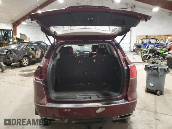 2017 Buick Enclave Leather with VIN 5GAKVBKD3HJ210489, listed as a Copart auction lot 42031285 with 91,154 mi miles and Salvage Title. Bid and sale history available at DreamBid. Image 6.