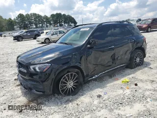 2022 Mercedes-Benz GLE 350 with VIN 4JGFB4JB9NA597836, listed as a Copart auction lot 62912505 with 81,650 mi miles and Salvage title. Bid and sale history available at DreamBid. Image 1.