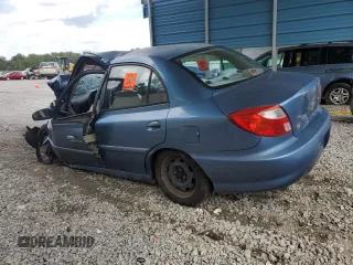 2002 Kia Rio with VIN KNADC123726175185, listed as a Copart auction lot 66943204 with 0 mi miles and Salvage Title. Bid and sale history available at carsss.com. Image 2.