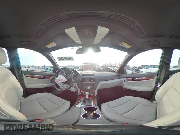 2011 Mercedes-Benz C 300 Sport with VIN WDDGF8BBXBR142614, listed as a Copart auction lot 42601125 with 112,480 mi miles and Salvage Title. Bid and sale history available at carsss.com. Image 13.